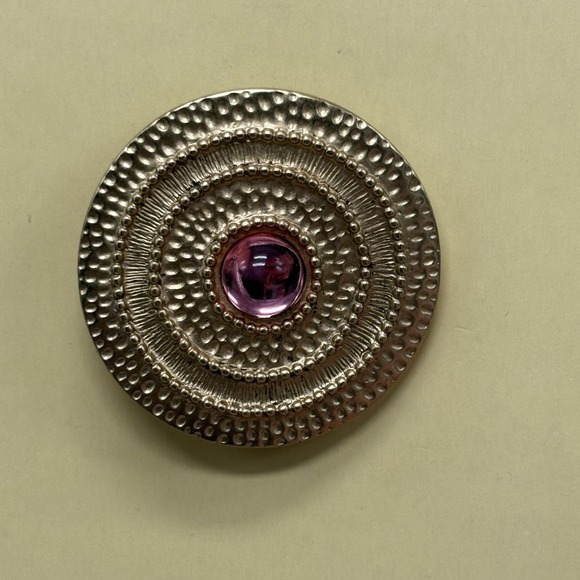 New Gold Pink Gemstone LINDSAY PHILLIPS Interchangeable Shoe Snaps CORI - Picture 2 of 3